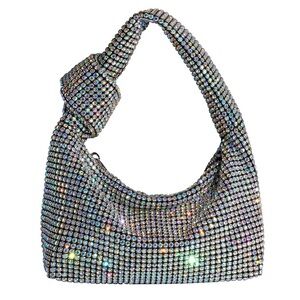 Madison West Crystal Embellished Shoulder Bag